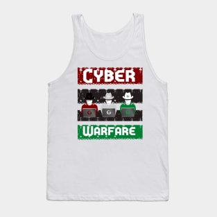 Cyber Warfare: Ethical Hacker1 Online Cyber Expert Tank Top